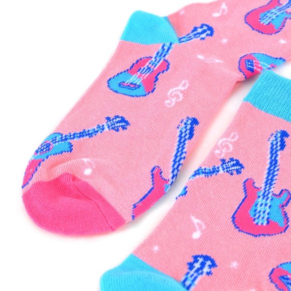 Women's Guitar Novelty Socks - Picture 4 of 4
